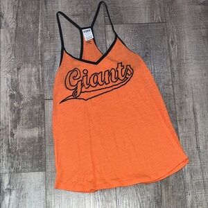 PINK Victoria's Secret Giants Baseball Team rhinestone Racerback Tank
